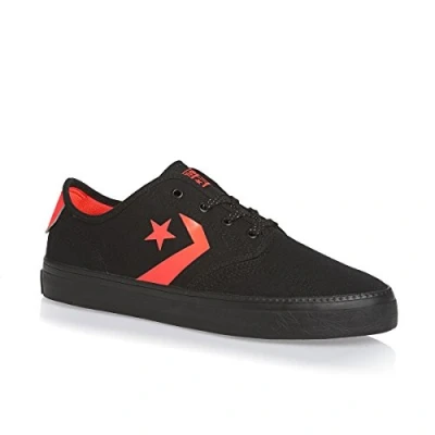 Image of Converse Trainers Star Player Shoes Black/Lava