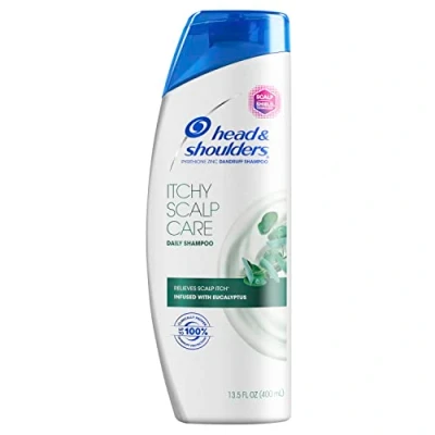 Image of Head &amp; Shoulders Itchy Scalp Care with Eucalyptus Anti Dandruff Shampoo 13.5 Fl Oz (Pack of 2)