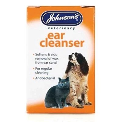 Image of JOHNSONS EAR CLEANSER 18ML PACK OF 1, 3 OR 6 HEALTHY DOG VETERINARY (1 PACK)