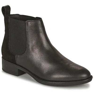 Image of Geox Women&#039;s D Felicity Ankle Boot, Black, 5 UK