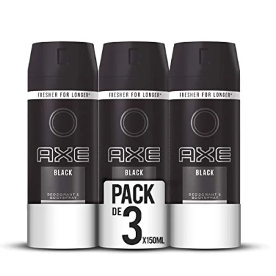 Image of AXE Deodorant Black 150 ml (Paquete de 3)