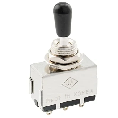 Image of Musiclily Pro 3 Way Box Style Pickup Selector Toggle Switch for Electric Guitar, Chrome