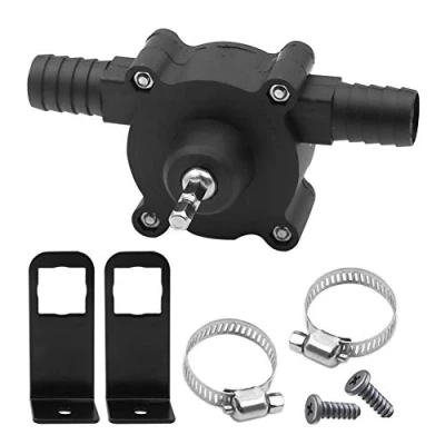 Image of QKFON Mini Electric Drill Pump, Self priming Hand Water Pump Micro Diesels Oil Fluid Transfer
