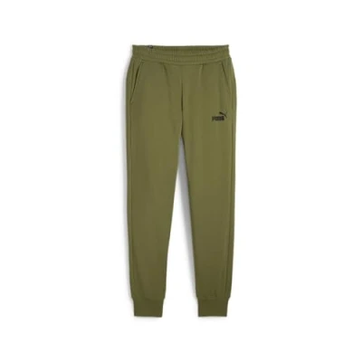 Image of PUMA Men&#039;s ESS Logo Pants FL Cl (S) Knitted Trousers, Olive Green, S