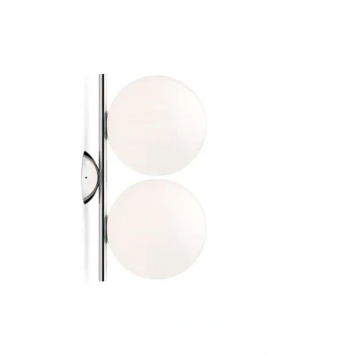 Image of Flos IC C/W1 Double Ceiling Lamp/Wall Lamp Chrome