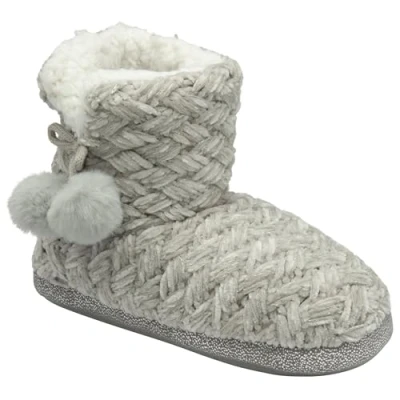 Image of DUNLOP Bonnie Bootie Slippers Ladies (Light Grey, UK Footwear Size System, Adult, Women, Numeric, Medium, 5)