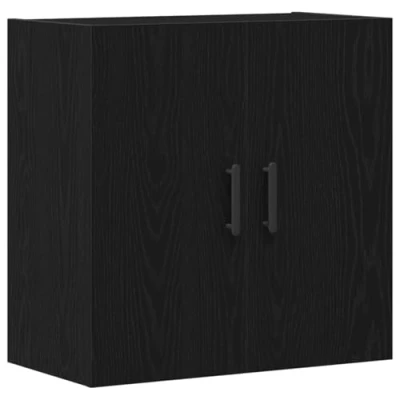 Image of vidaXL Wall Cabinet Black Oak 60x31x60 cm Engineered Wood