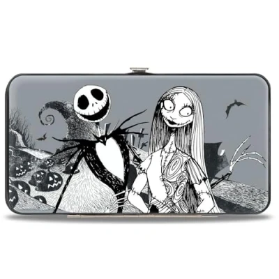 Image of Buckle Down Women&#039;s Wallet, Black/White, 7&quot; x 4&quot;