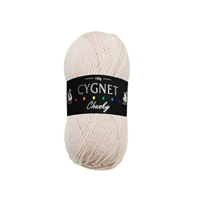 Image of Cygnet Chunky Bisque 349 Knitting Yarn 100g 100% Acrylic