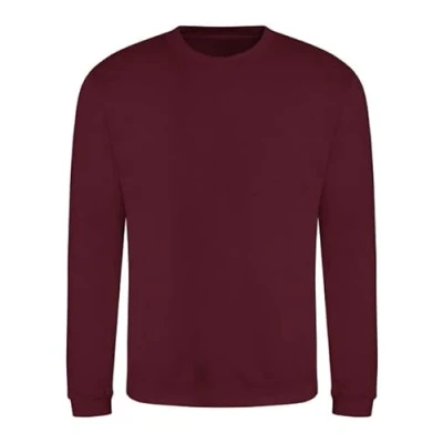 Image of AWDis Men&#039;s Sweat Sweatshirt, Red (Burgundy), Small
