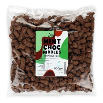 Image of Just Treats Mint Choc Nibbles (500g Share Bag)