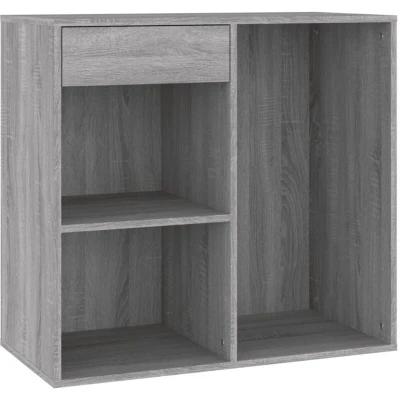 Image of vidaXL Cosmetic Cabinet Grey Sonoma 80x40x75 cm Engineered Wood