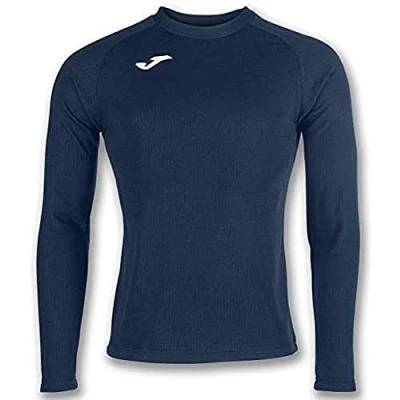Image of Joma Brama Fleece Thermal T Shirt, Men, mens, 101015.331.M, Navy, M