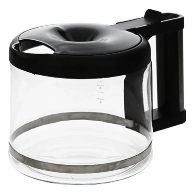 Image of SPARES2GO Carafe Jug Compatible with Delonghi Coffee Machine BCO320 BCO420 BCO430 BCO432 BGR50 COM530M