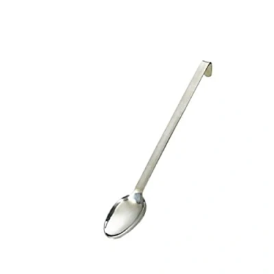 Image of Genware HDS45 S Stainless Steel Heavy Duty Solid Spoon, 45 cm Length