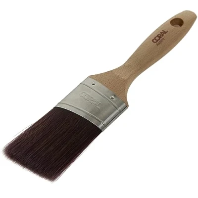 Image of Coral 31763 Aspire 2 inch Paint Brush Professional Firm Angled Cut with Oval Profile for Fast Accurate Cutting in Ultra Smooth Finish Trade Emulsion or Gloss FSC Wood Handle