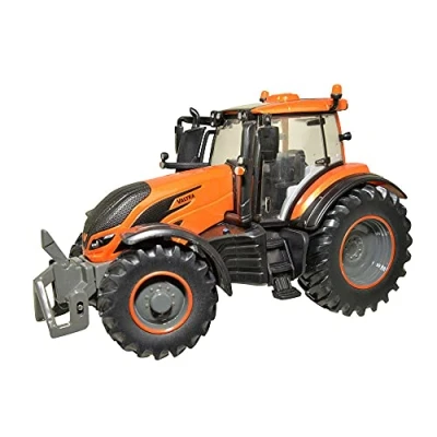 Image of Britains 1:32 Metallic Orange Valtra T254 Collectable Tractor for Farm Set, Toys Compatible with Scale Animals and Toys, Suitable Collectors &amp; Children from 3 Years