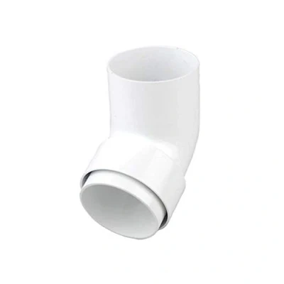 Image of Wavin OSMA Roundline Downpipe Offset Bend (Spigot) White 0T026w
