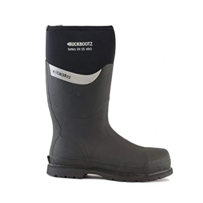 Image of Buckler Buckbootz Bbz6000bk Black Safety Wellington Boots Size 6