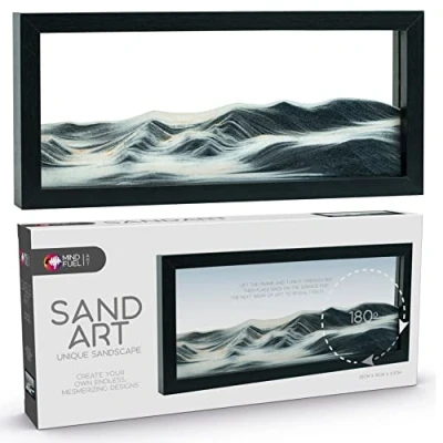 Image of Funtime Gifts Sand Art Moving Sand,Black,Small