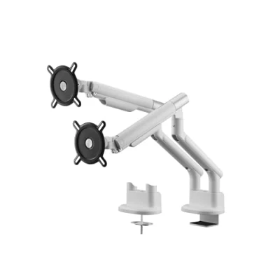Image of ONE FOR ALL DM7220 Dual Arm Full Motion 13 35&quot; Monitor Desk Mount White