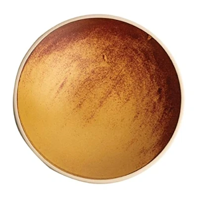 Image of Olympia Canvas Shallow Tapered Bowl Sienna Rust 200mm (Pack of 6)