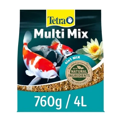 Image of Tetra Multi Mix Pond fish Food Variety 760g biologically balanced for mixed stock