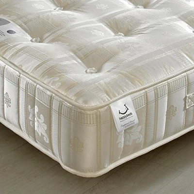 Image of Orthopaedic 1000 Pocket Sprung, Happy Beds Majestic Medium Tension Mattress 4ft6 Double (135 x 190 cm)