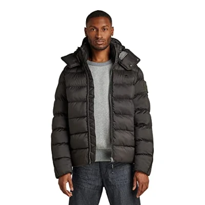 Image of G Star Men&#039;s Whistler Padded Hooded Jacket, black (dk D20100 D199 6484), L