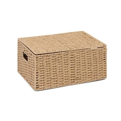 Image of Arpan Large Storage Hamper Basket Box With Lid
