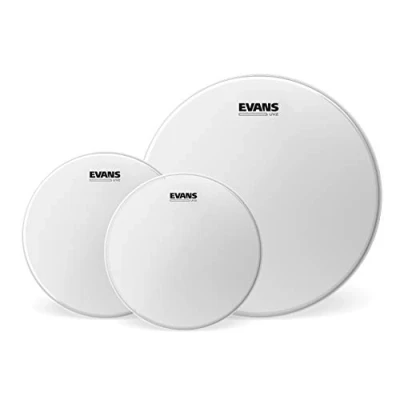 Image of Evans Drum Heads UV2 Coated Tom Pack Rock (10 , 12, 16 Inch)