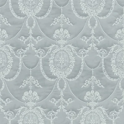 Image of Rasch paperhangings Non Woven Wallpaper (Classic Chic) Blue White 10,05 m x 0,53 Trianon XIII 570830