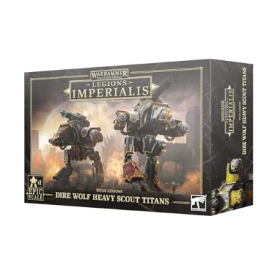 Image of Warhammer Games Workshop Legions Imperialis Dire Wolf Heavy Scout Titans [EPIC SCALE]