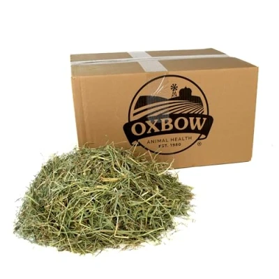 Image of Oxbow Animal Health Orchard Grass Hay All Natural for Chinchillas, Rabbits, Guinea Pigs, Hamsters &amp; Gerbils 25 lb.