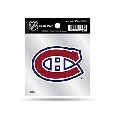 Image of Rico Industries NHL Montreal Canadiens 4&#039;x4&#039; Small Style Decal