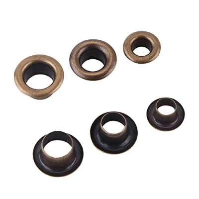 Image of 100pcs Metal Eyelets Kit Small with Washers Fastening for Leather Craft Sewing DIY (6mm)