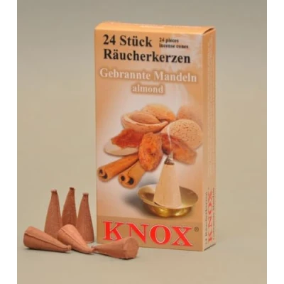Image of Sigro Knox Burners Roasted Almonds Incense Cones, Beige, One Size