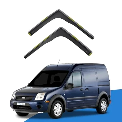 Image of EdgeVisors Wind Deflectors Set Fits: Ford Transit Connect 2004 2013 Van 2pc