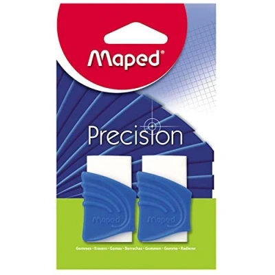 Image of Maped Precsion Eraser Twin Pack (Assorted Colours)