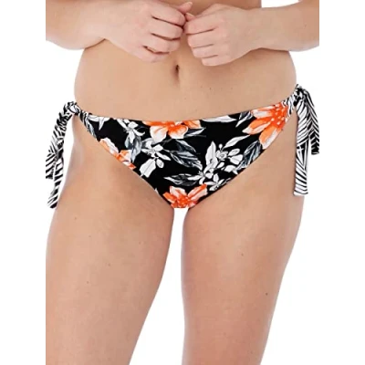Image of 6896 Fantasie Port Maria Tie Side Bikini Brief Black