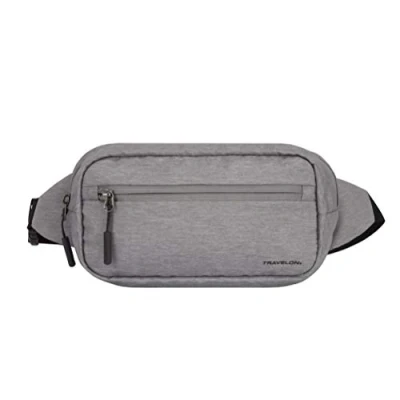 Image of Travelon: World Travel Essentials Convertible Sling/Waist Pack, Gray Heather, One Size, Pack