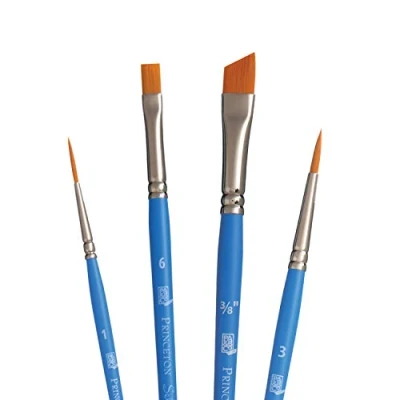 Image of Princeton SelectArtiste Fine Art Multi Technique Brush Set, 4 x Synthetic Brushes, Mixed Media, Ideal for Professionals &amp; Students