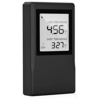 Image of Radon Detector for Home, Allows Short and Long Term Monitoring of Levels in The Air, Dual use Hanging Tabletop Placement, US Version Pci/L,Radon Detector,Home (White)