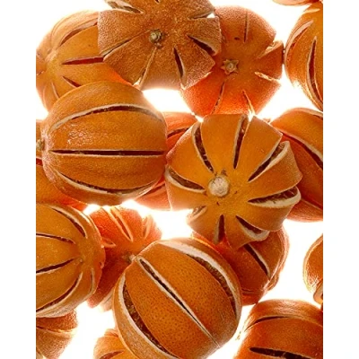 Image of Floralcraft 10Pcs Dried Whole Oranges Fresh Scented Fruit For Christmas Wreath Garlands, Pot Pourri, Florist Décor