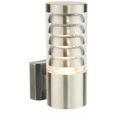 Image of Endon Tango 1 Light Outdoor Wall Stainless Steel, Polycarbonate IP44, E27