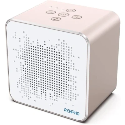 Image of White Noise Machine, RENPHO Sound Machine for Sleeping Baby/Adult with 36 Soothing Natural Sounds, Timer&amp;Memory Functions, Privacy Cancelling Office, Portable Nursery Home Travel