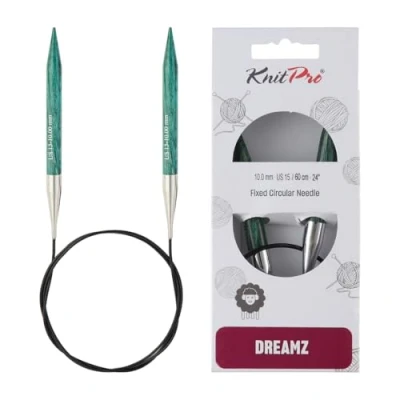 Image of KnitPro Dreamz Fixed Circular Needles 24&quot; (60cm) US Size 15 (10mm)