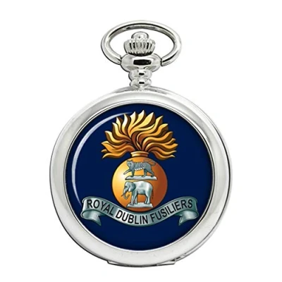 Image of Giftshop UK Royal Dublin Fusiliers, British Army Full Hunter Pocket Watch