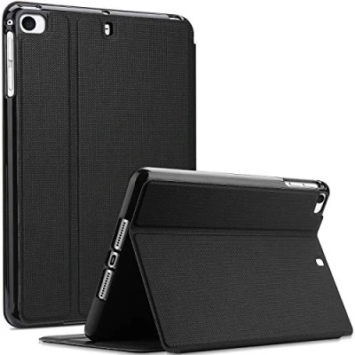 Image of ProCase for iPad Mini 1/2 / 3/4 5 Case, Shockproof Lightweight Slim Stand Protective Case Folio Cover Black