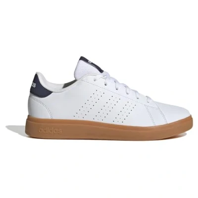 Image of adidas Advantage Base 2.0 Shoes Junior Tennis, FTWR White/Shadow navy/GUM10, 5 UK Child
